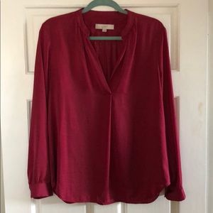 Loft long sleeve blouse